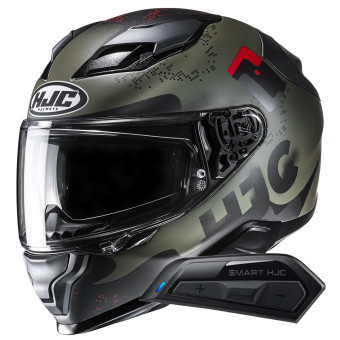Casque Integral HJC F71 Faco MC1SF + Kit Bluetooth Smart 11B