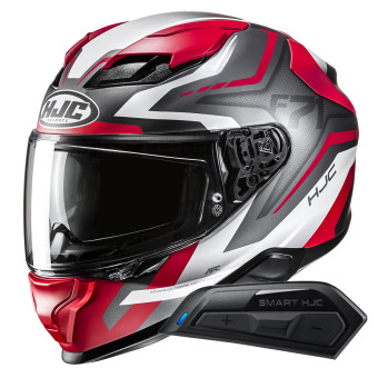 Casque Integral HJC F71 Fes MC1SF + Kit Bluetooth Smart 11B