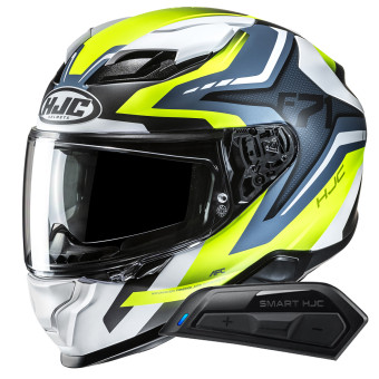 Casque Integral HJC F71 Fes MC3HSF + Kit Bluetooth Smart 11B