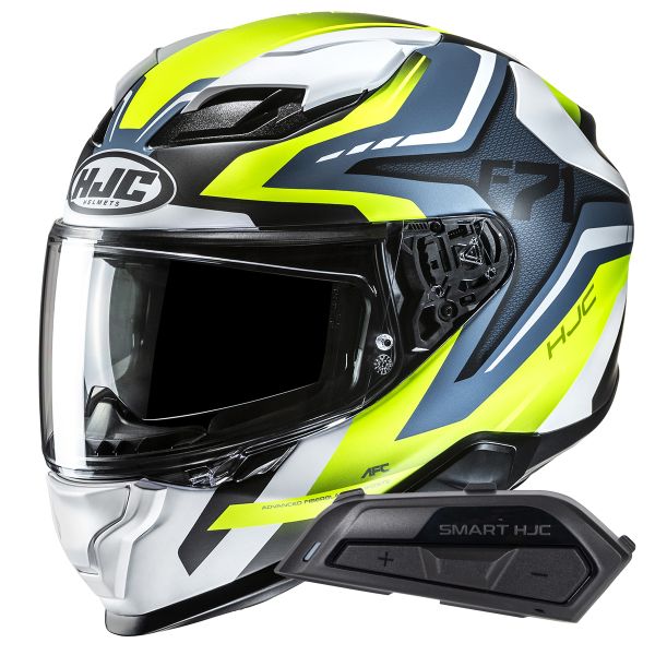 Casque Integral HJC F71 Fes MC3HSF + Kit Bluetooth Smart 21B Flat Black