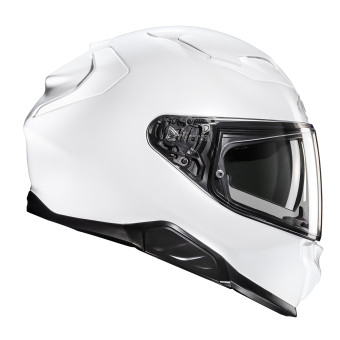 HJC F71 Pearl White + Kit Bluetooth Smart 11B