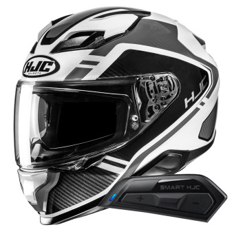Casque Integral HJC F71 Tozz MC5 + Kit Bluetooth Smart 11B