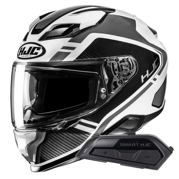 Casque Integral HJC F71 Tozz MC5 + Kit Bluetooth Smart 21B Flat Black