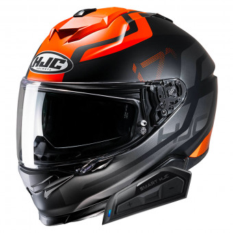 Casque Integral HJC i71 Enta MC7SF + Kit Bluetooth Smart 21B