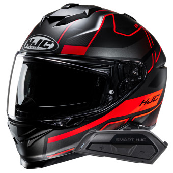 Casque Integral HJC i71 Iorix MC1SF + Kit Bluetooth Smart 21B