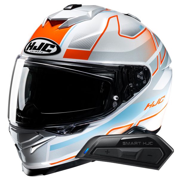 Casque Integral HJC i71 Iorix MC27 + Kit Bluetooth Smart 11B