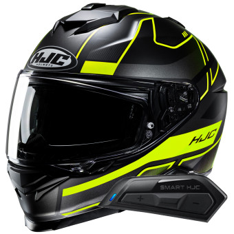 Casque Integral HJC i71 Iorix MC3HSF + Kit Bluetooth Smart 11B