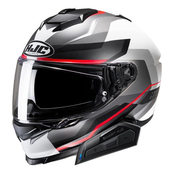 Pack Casque + Kit bluetooth et HJC i71 Nior MC1SF + Kit