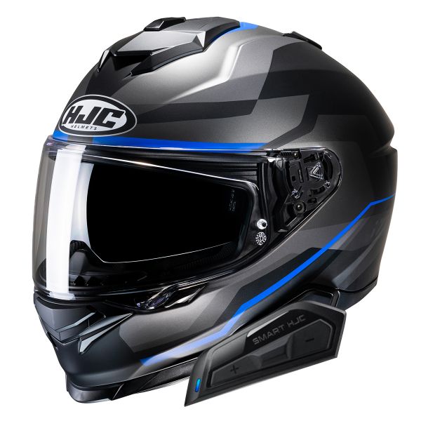 Casque Integral HJC i71 Nior MC2SF + Kit Bluetooth Smart 21B