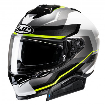 Casque Integral HJC i71 Nior MC3H + Kit Bluetooth Smart 21B