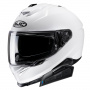 Casque Integral HJC i71 Pearl White + Kit Bluetooth Smart 21B