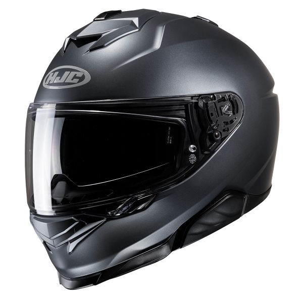 Casque Integral HJC i71 Semi Flat Anthracite Casque Integral HJC i71 Semi Flat Anthracite