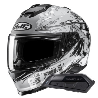 Casque Integral HJC i71 Taurus MC10SF + Kit Bluetooth Smart 21B