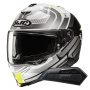 Casque Integral HJC i71 Viz MC3H + Kit Bluetooth Smart 11B