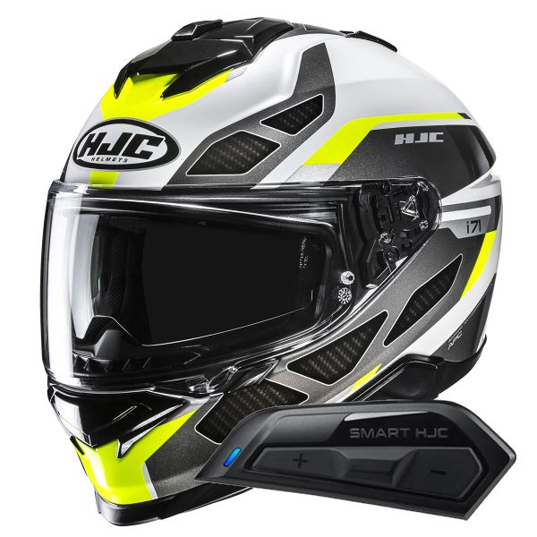 Casque Integral HJC i71 Zest MC3H + Kit Bluetooth Smart 11B