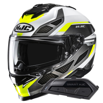 Casque Integral HJC i71 Zest MC3H + Kit Bluetooth Smart 21B