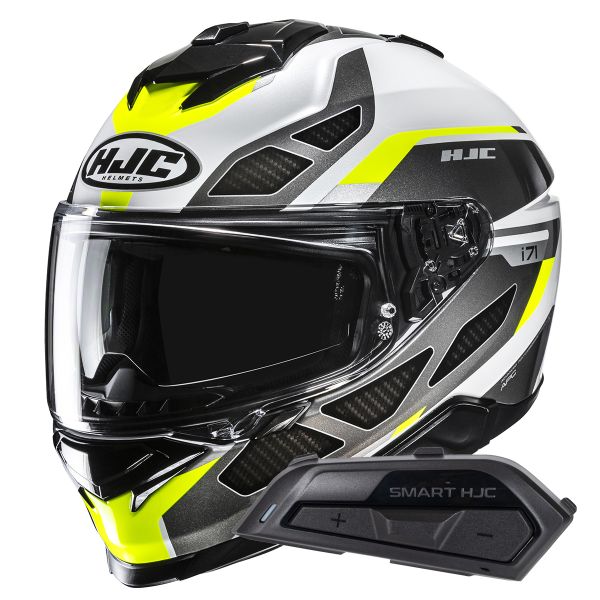 Casque Integral HJC i71 Zest MC3H + Kit Bluetooth Smart 21B