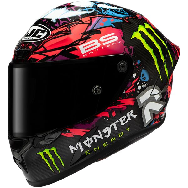 Casque Integral HJC RPHA 1 V2 Carbon Funky Diablo MC8