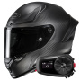 Casque Integral HJC RPHA 1 V2 Carbon Matte Black + Kit Bluetooth 5S Solo