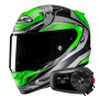 Casque Integral HJC RPHA 12 Brels MC4HSF + Kit Bluetooth 5S Solo