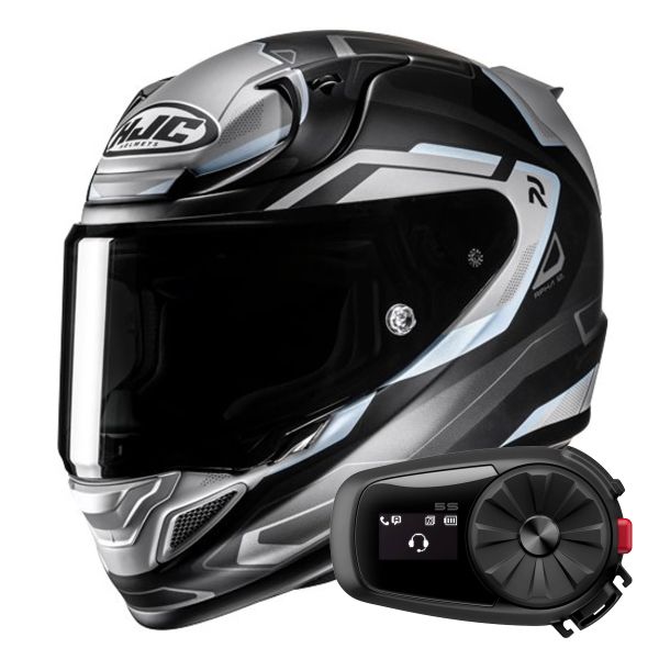 Casque Integral HJC RPHA 12 Brels MC5SF + Kit Bluetooth 5S Solo