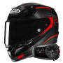Casque Integral HJC RPHA 12 Carbon Keres MC1 + Kit Bluetooth 5S Solo