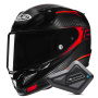 Casque Integral HJC RPHA 12 Carbon Keres MC1 + Kit Bluetooth BT Mini
