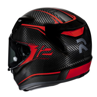 HJC RPHA 12 Carbon Keres MC1 + Kit Bluetooth Lokui K30