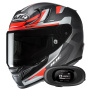 Casque Integral HJC RPHA 12 Carbon Xentra MC6HSF + Kit bluetooth 5R Lite