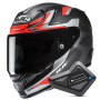 Casque Integral HJC RPHA 12 Carbon Xentra MC6HSF + Kit Bluetooth BT Mini