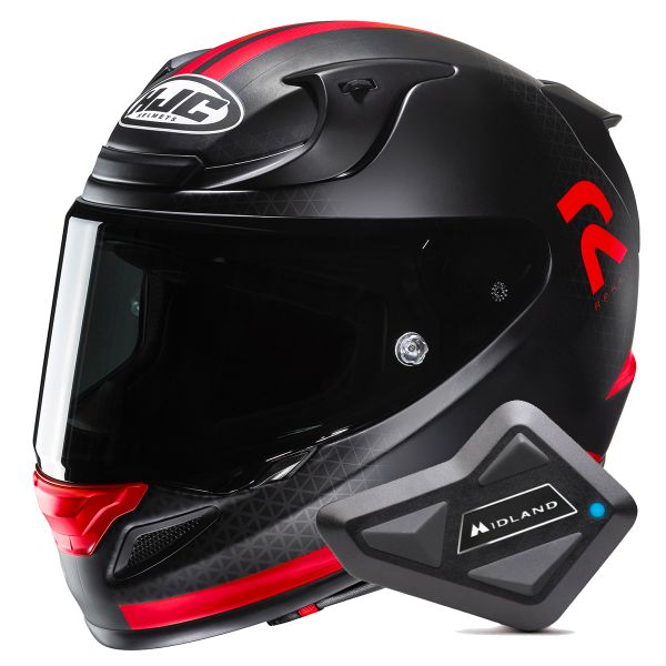 Casque Integral HJC RPHA 12 Enoth MC1SF + Kit Bluetooth BT Mini