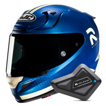 Casque Integral HJC RPHA 12 Enoth MC2SF + Kit Bluetooth BT Mini