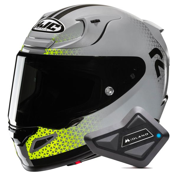 Casque Integral HJC RPHA 12 Enoth MC3H + Kit Bluetooth BT Mini