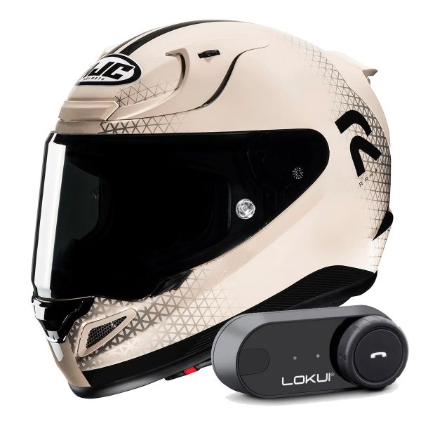 Casque Integral HJC RPHA 12 Enoth MC9 + Kit Bluetooth Lokui K30