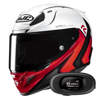 Casque Integral HJC RPHA 12 Kos MC1 + Kit bluetooth 5R Lite Solo