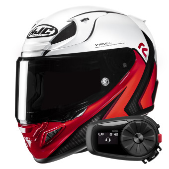 Casque Integral HJC RPHA 12 Kos MC1 + Kit Bluetooth 5S Solo