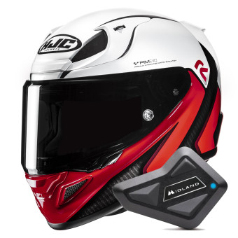 Casque Integral HJC RPHA 12 Kos MC1 + Kit Bluetooth BT Mini