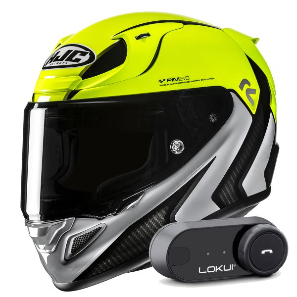 Casque Integral HJC RPHA 12 Kos MC3H + Kit Bluetooth Lokui K30 Casque Integral HJC RPHA 12 Kos MC3H + Kit Bluetooth Lokui K30
