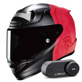 Casque Integral HJC RPHA 12 Squid Game Netflix + Kit Bluetooth Lokui K30