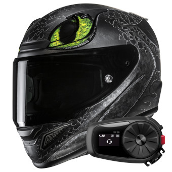 HJC RPHA 12 Toothless II Universal MC4SF + Kit Bluetooth 5S Solo