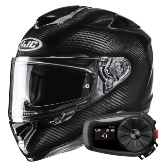 Casque Integral HJC RPHA 72 Carbon Black + Kit Bluetooth 5S Solo Casque Integral HJC RPHA 72 Carbon Black + Kit Bluetooth 5S Solo
