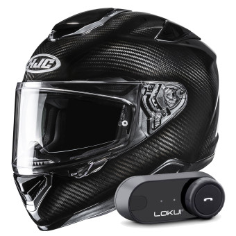 Casque Integral HJC RPHA 72 Carbon Black + Kit Bluetooth Lokui K30 Casque Integral HJC RPHA 72 Carbon Black + Kit Bluetooth Lokui K30