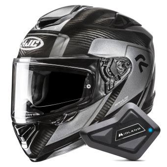 Casque Integral HJC RPHA 72 Carbon Fynex MC5 + Kit Bluetooth BT Mini