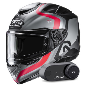Casque Integral HJC RPHA 72 Ernem MC1SF + Kit Bluetooth Lokui K30 Casque Integral HJC RPHA 72 Ernem MC1SF + Kit Bluetooth Lokui K30