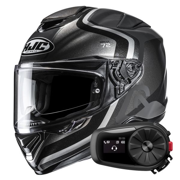 Casque Integral HJC RPHA 72 Ernem MC5 + Kit Bluetooth 5S Solo