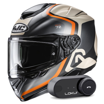 Casque Integral HJC RPHA 72 Ernem MC7SF + Kit Bluetooth Lokui K30 Casque Integral HJC RPHA 72 Ernem MC7SF + Kit Bluetooth Lokui K30