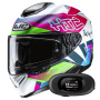 Casque Integral HJC RPHA 72 Goldy MC84SF + Kit bluetooth 5R Lite Solo