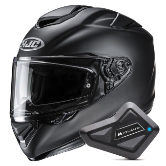 Casque Integral HJC RPHA 72 Matte Black + Kit Bluetooth BT Mini