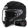 Casque Integral HJC RPHA 72 Metal Black + Kit Bluetooth 5S Solo