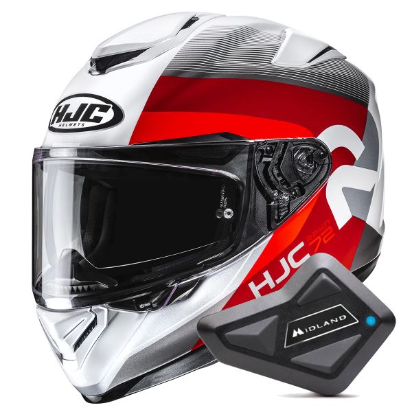 Casque Integral HJC RPHA 72 Phyta MC1 + Kit Bluetooth BT Mini